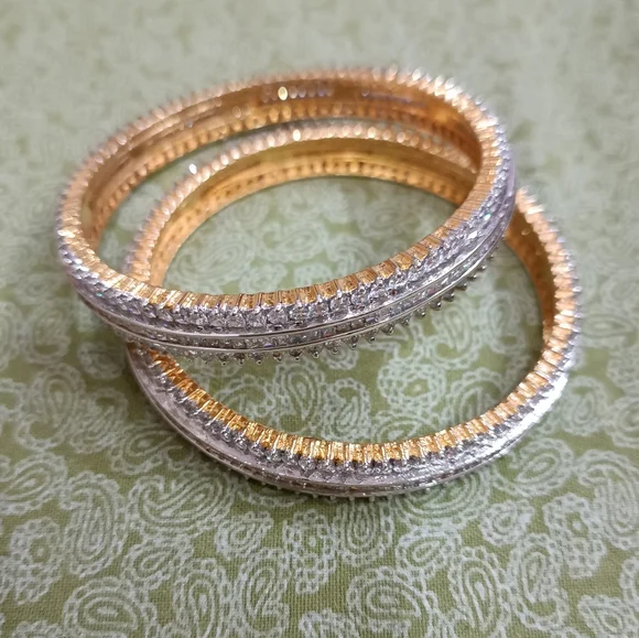 American diamond studded bangles - Picture 4 of 5